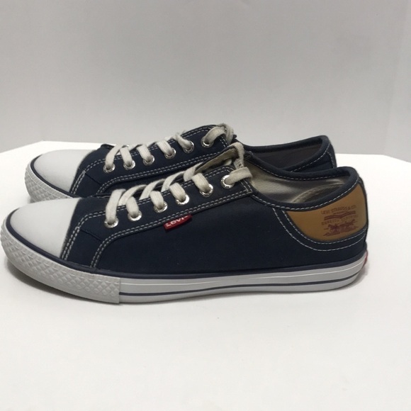 Levi’s Capellada de Lona Canvas Sneakers Size 7.5 - Picture 3 of 11